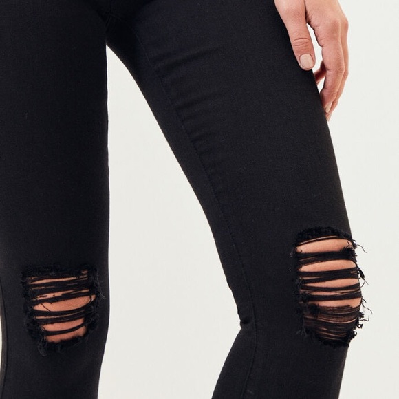 Pacsun High Rise Black Ankle Jeggings - Picture 7 of 16